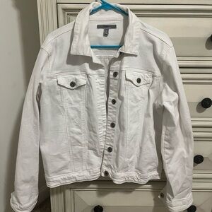 Mia & Tess White Denim Jacket